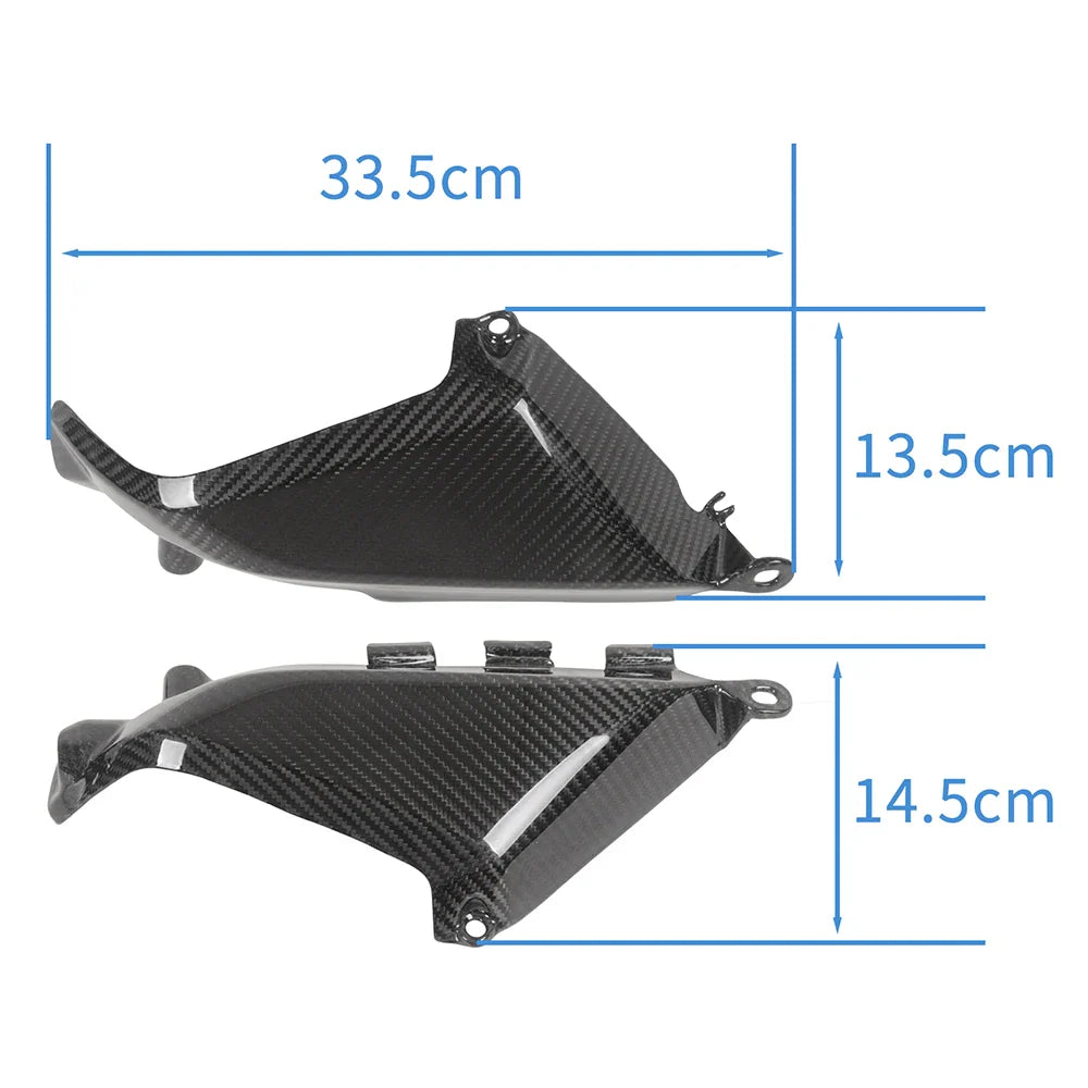 Carbon Ölkühlerabdeckung passend für Ducati Monster 696/ 796/ 1100