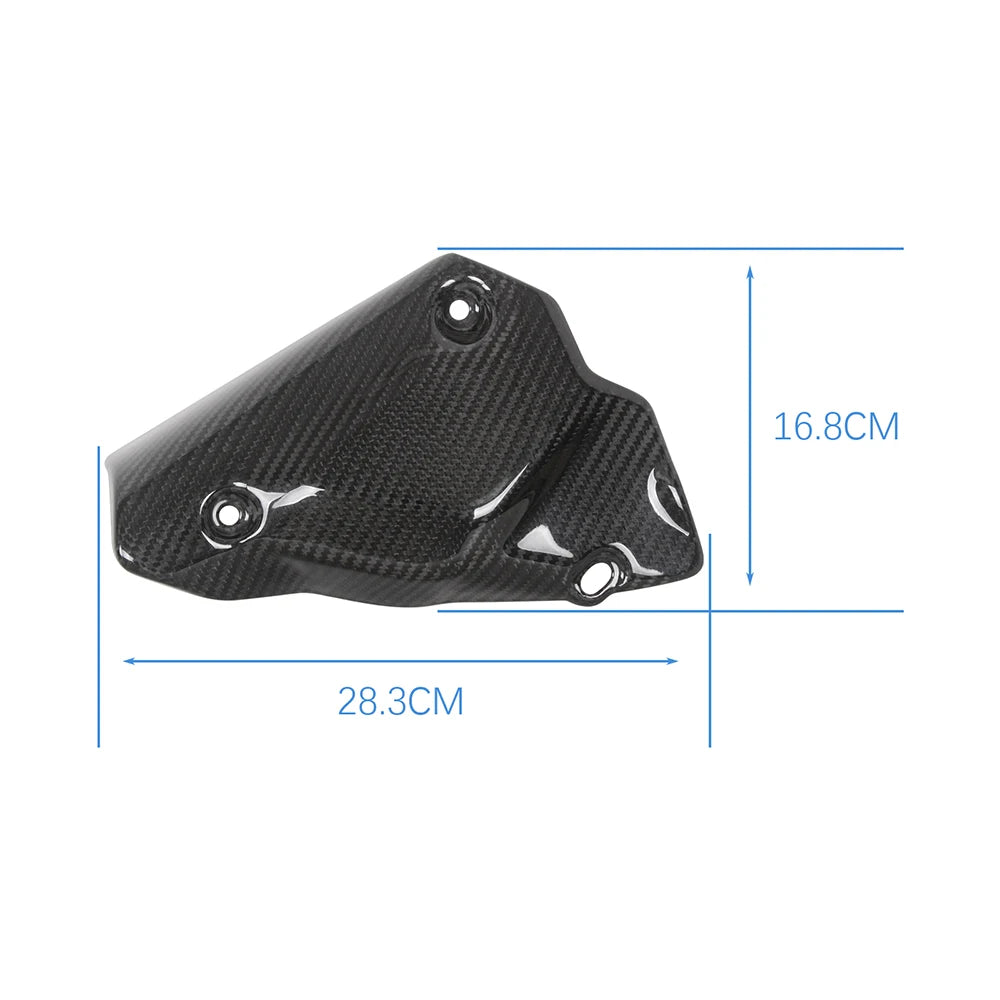 Carbon Auspuffverkleidung passend für Ducati 848 1098 1198