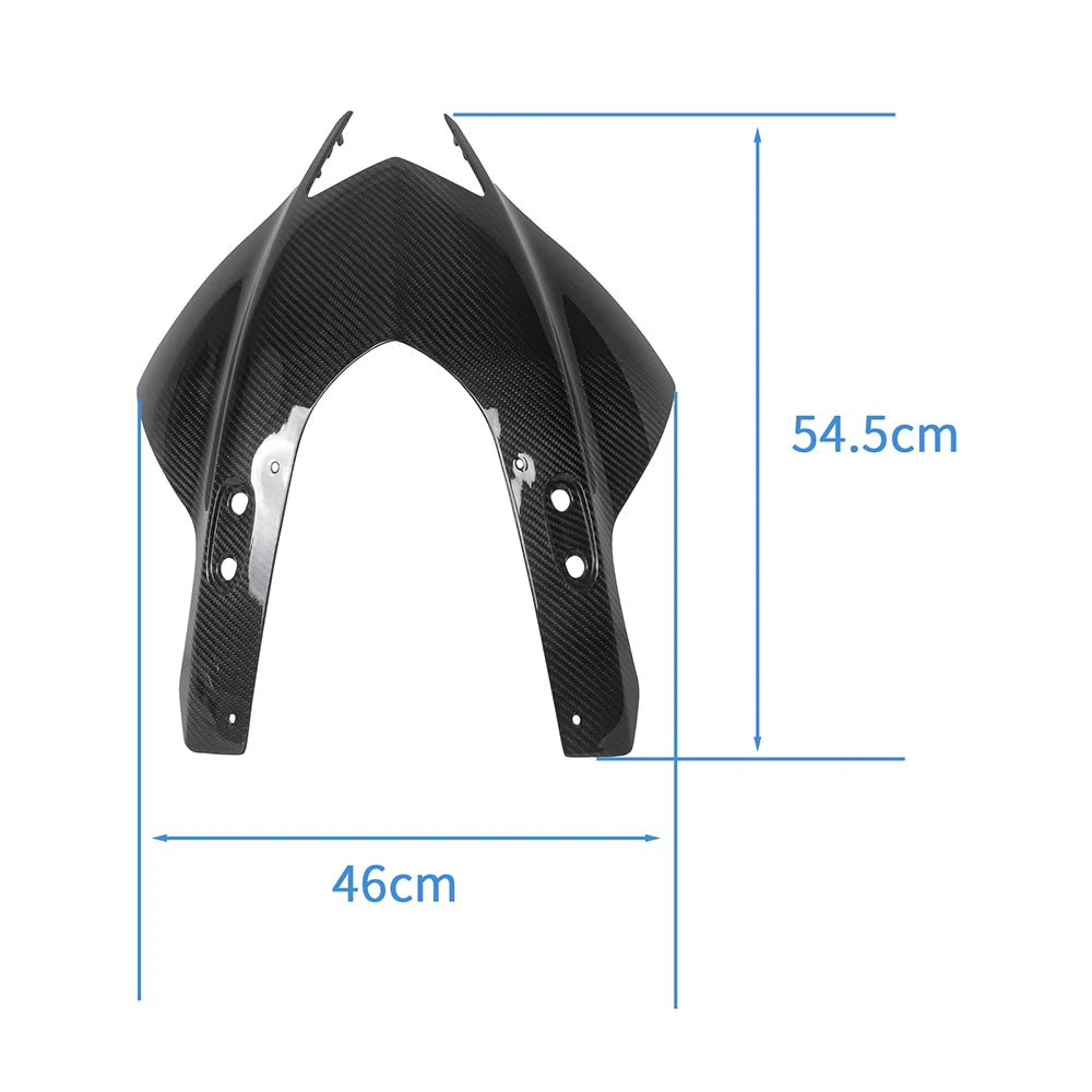 Carbon Fiber Front Fairing Cowl Motorcycle Body Parts Kit Twill For YAMAHA R3 2022 2023