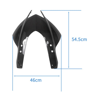 Carbon Fiber Front Fairing Cowl Motorcycle Body Parts Kit Twill For YAMAHA R3 2022 2023